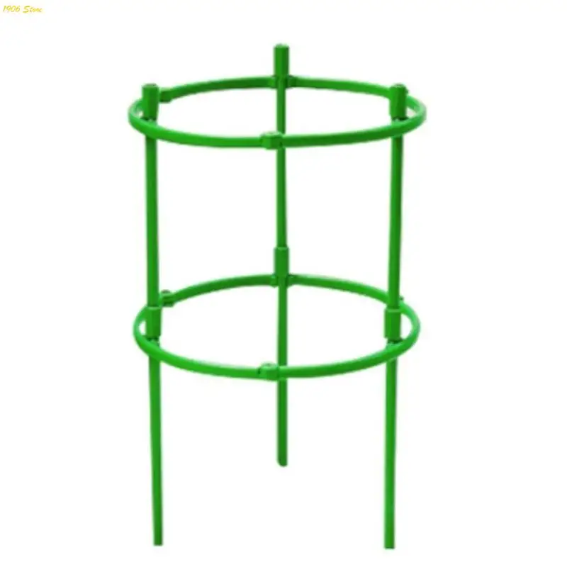 U1JB 2 strati Pianta traliccio Piccola Supporto per piante per piante per letti flessibili da giardino allevati Cagi