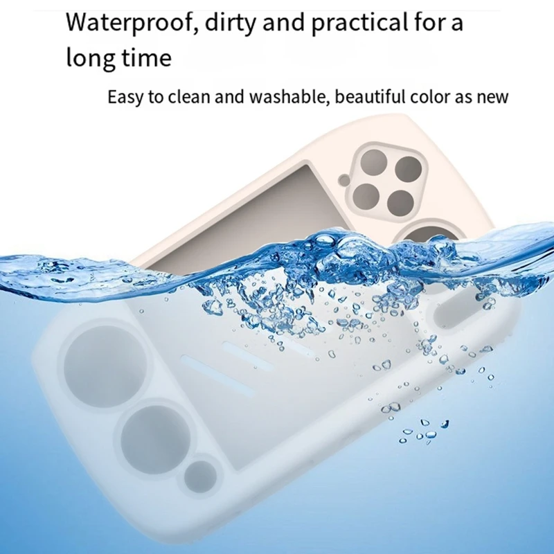 Y43A-Gamepad Housing With Lanyard Protector Cover For RG Cubexx Scratchproof Game Console Protective Case Creamy