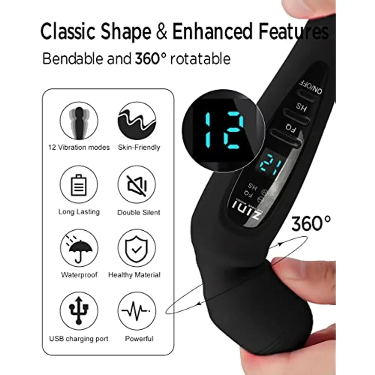 Sex Machine Powerful AV Magic Wand Vibrators for Women Dildo Adult Products Masturbation Clitoral Stimulation Massager Sex Toy - Image 6