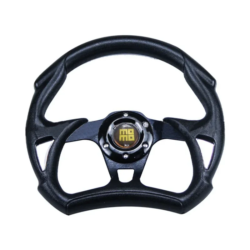 PVC sports car steering wheel 13-inch universal red / blue / yellow /black