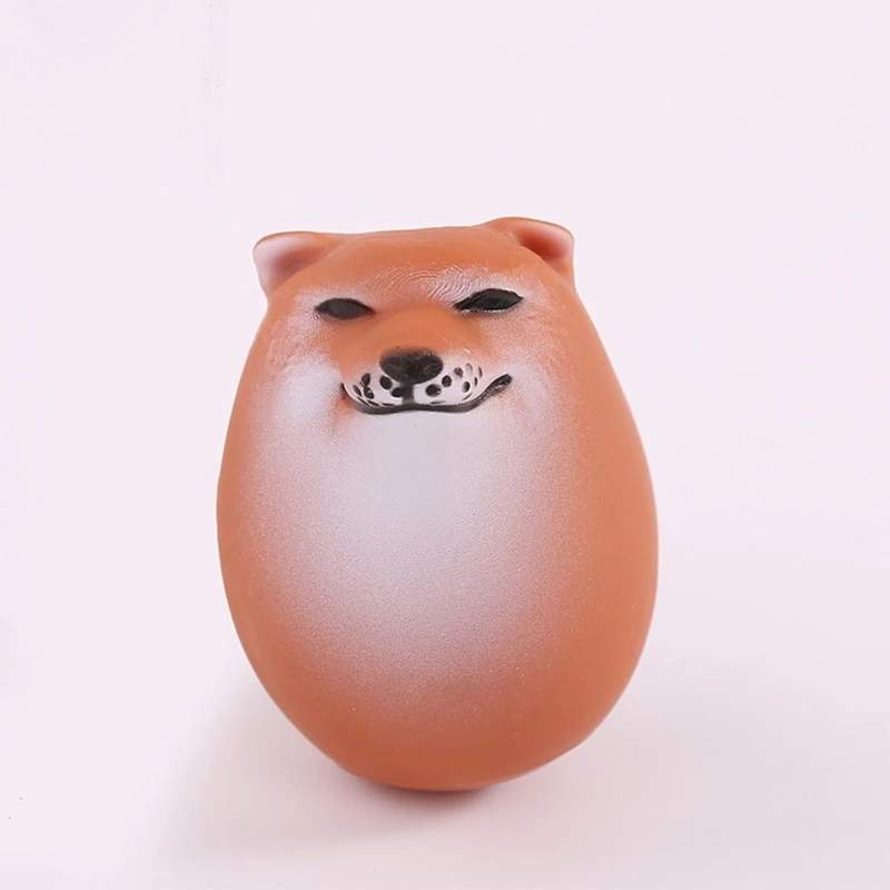 ยืด Shiba Inu สุนัขของเล่นบีบนุ่ม TPR สัตว์ของเล่นเด็กความเครียดบรรเทาของเล่น Dropship