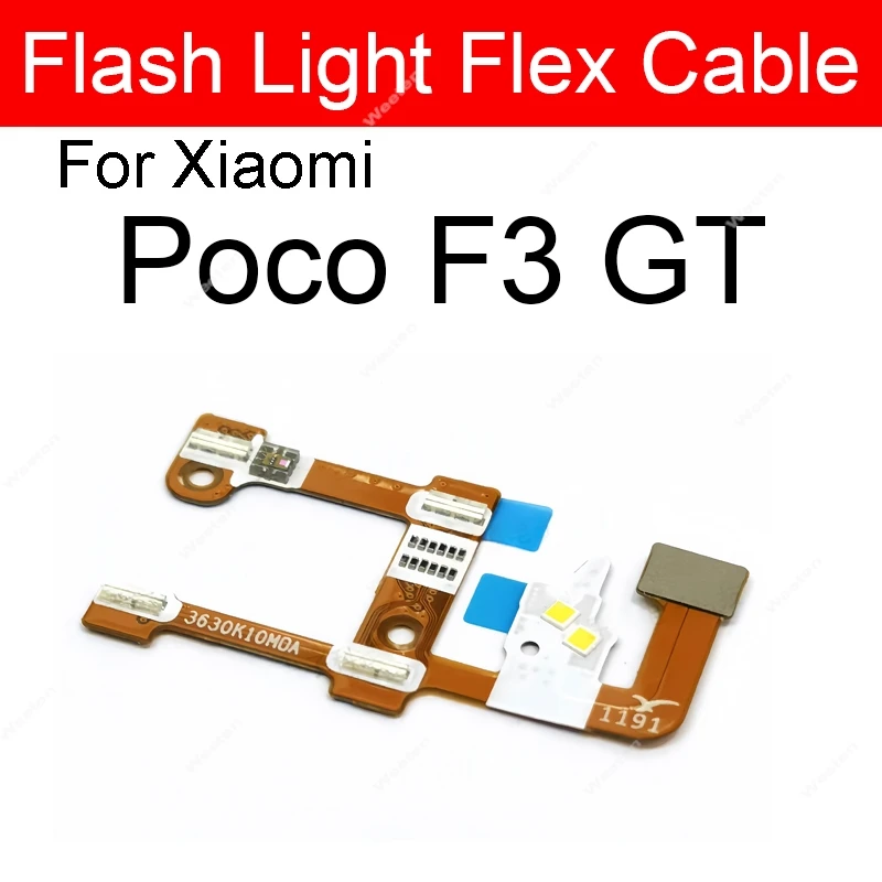 Flashlight Proximity Sensor Ambient Flex Cable For Xiaomi Poco F3 F2 F1 M3 X3 Pro X3 NFC Light Proximity Sensor Silicon Rubber