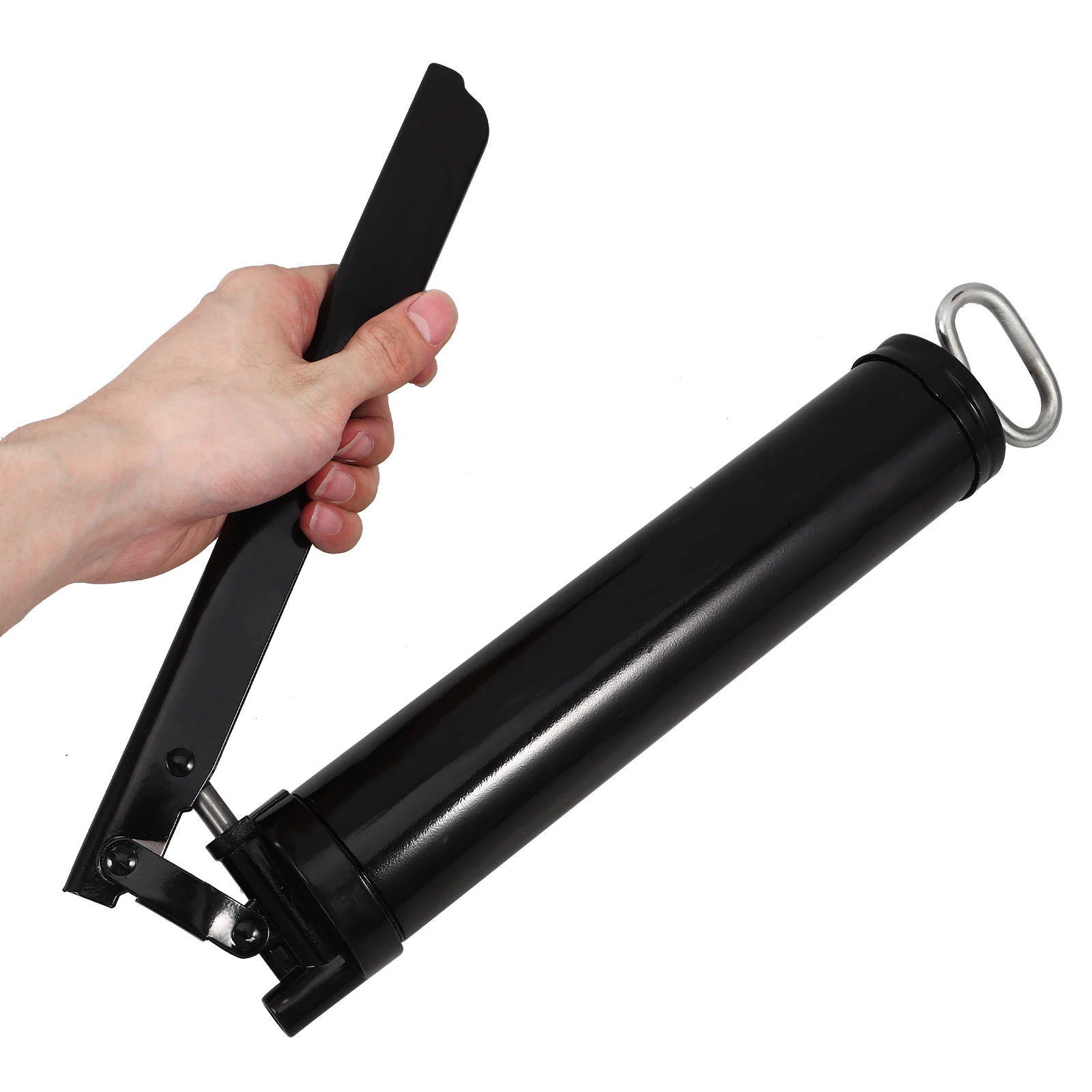 

High Pressure Grease Gun 400cc Manual Lever Large Capacity Oil Injector Tool Portable Sprayer Quick Release Filler