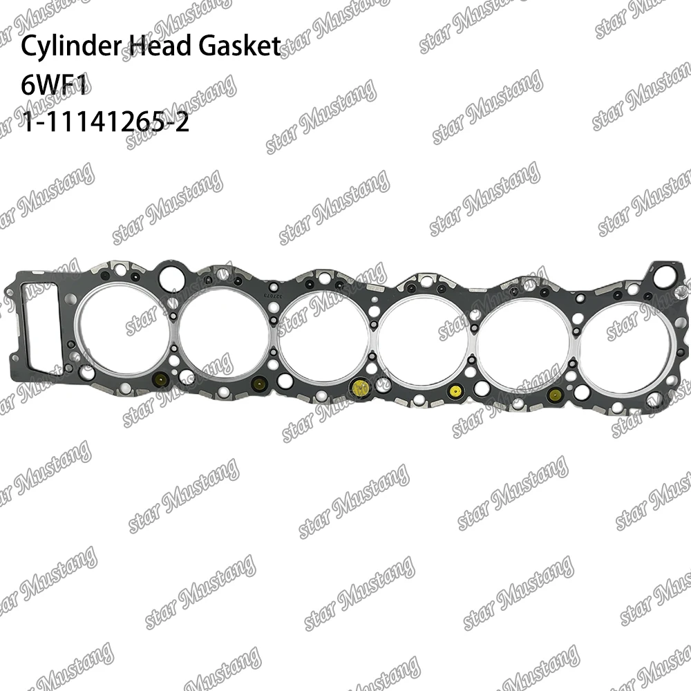 

Прокладка головки цилиндра 6WF1 1-11141265-2 1-11141265-3 подходит для деталей двигателя Isuzu