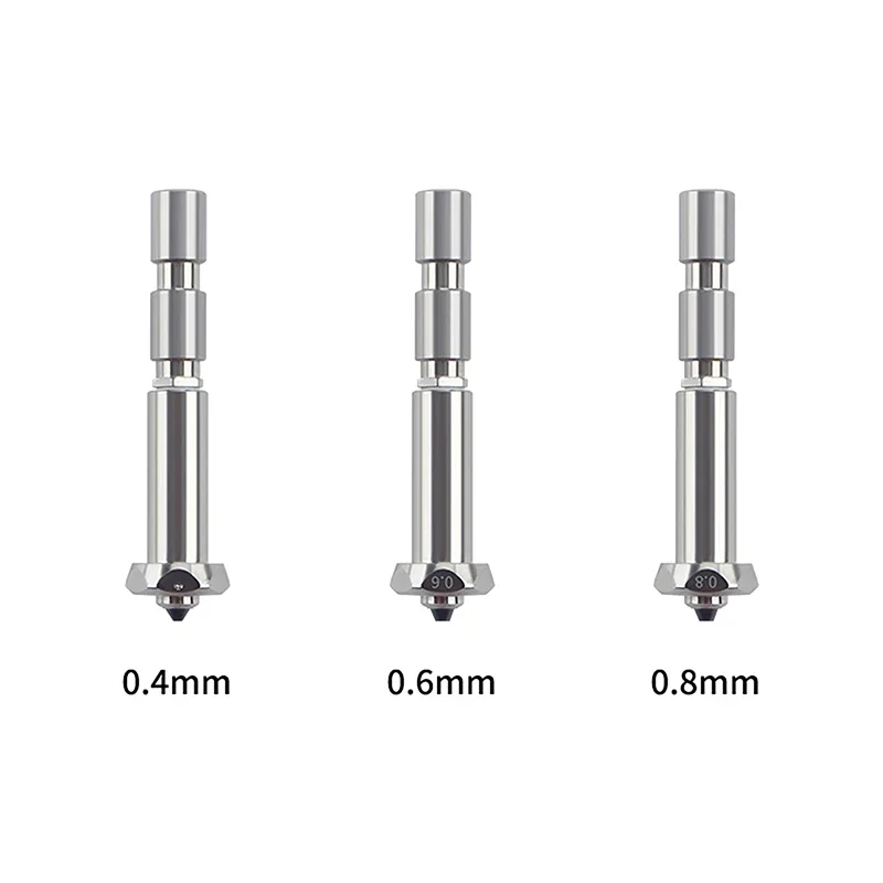 

Для Anycubic Kobra 3 Max сопло Hotend Kobra 3 Max Combo быстросменное сопло из закаленной стали 0,4 0,6 0,8 Kobra 3 Max аксессуары