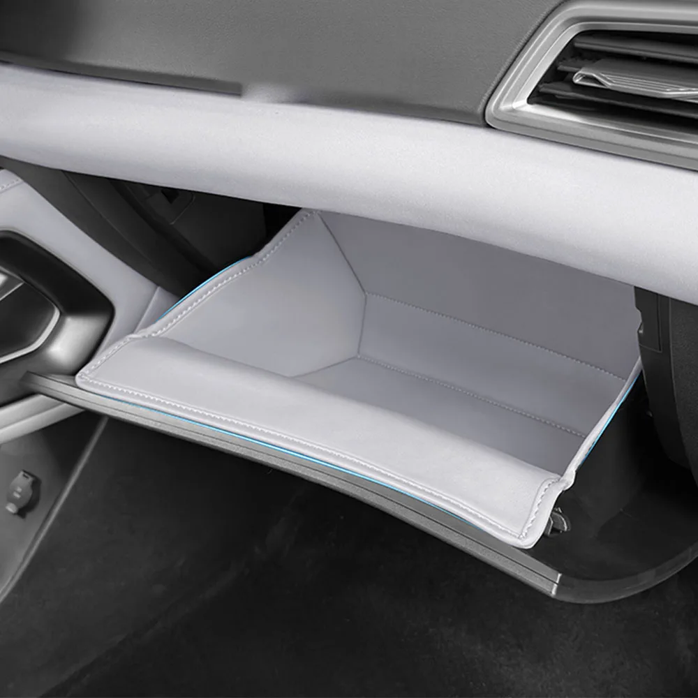 

For BYD Atto 2 Yuan UP 2024 2025 Passenger Glove Box Storage Compartment Interior Modification Supplies Leather Protective Pad