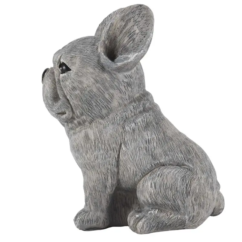 FLYY-Statue Gartendekoration Hund Harz-Dekoration Dackel & Französische Bulldogge Skulptur Wohnaccessoires – Detail 8