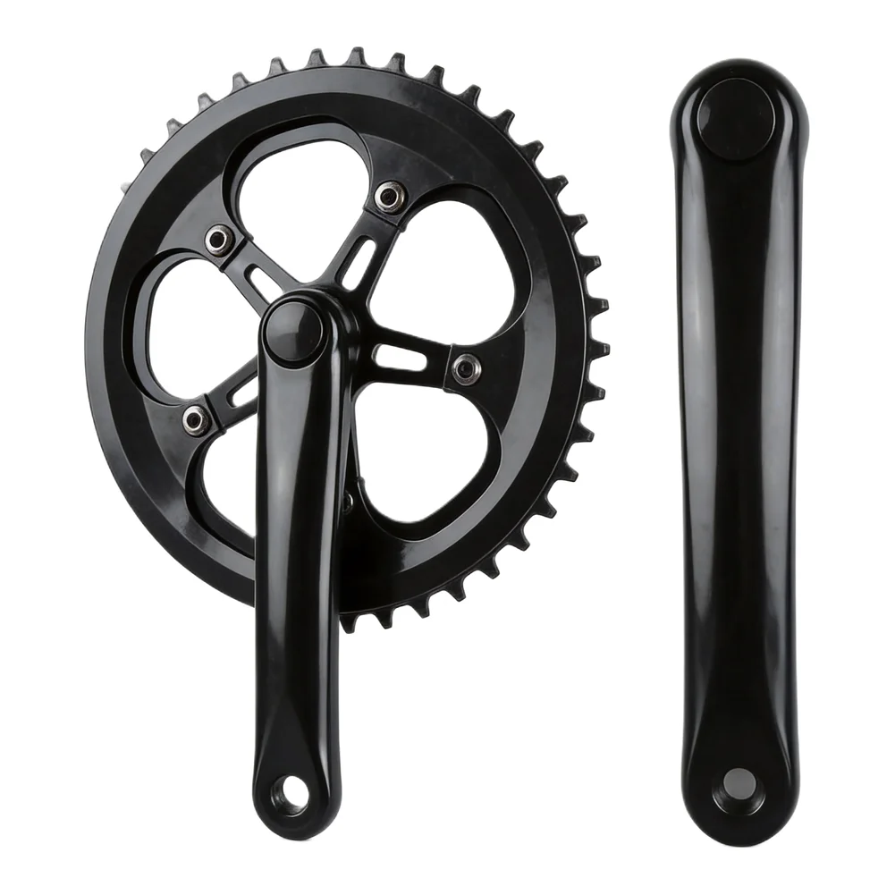 Crank Set Specifically Made for Square Hole Bottom Brackets Ideal Choice for Electric or Road Bike Enthusiasts