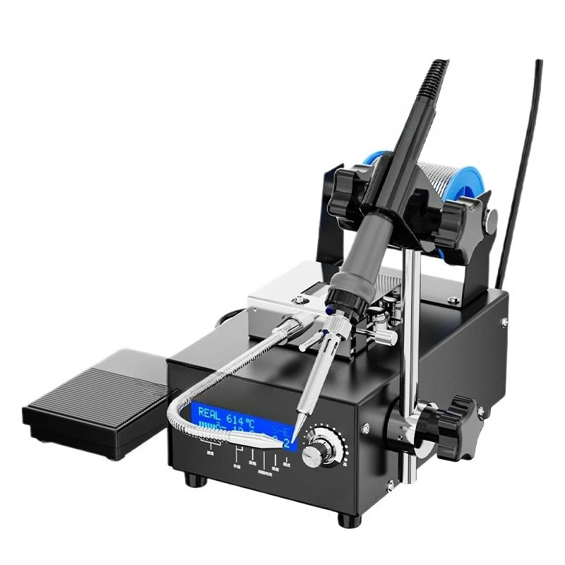Automatic soldering machine Fully automatic small tin feeding electric soldering iron foot out tin welding machine