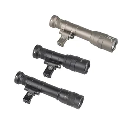 Tactical Surefir Airsoft M600 M300 M640DF M640V M340V M340C Led Scout Light 20mm Picatinny Rail MLOK Mount Weapons Light Hunting