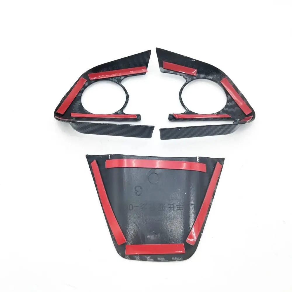 

Carbon Fiber Style Car Steering Wheel Decor Frame Trim for Toyota Camry (2018-21)