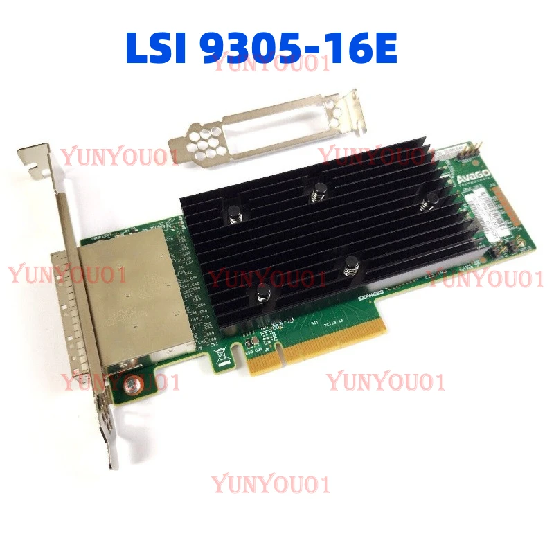 

Controlador Broadcom LSI 9305-16e SATA / SAS HBA 12 Gbps PCIe X8 IT SFF-8644