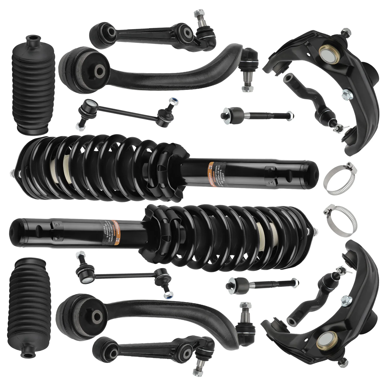 

Front Struts w/ Coil Spring Control Arms for Ford Fusion Milan 2.5L 2010-2012