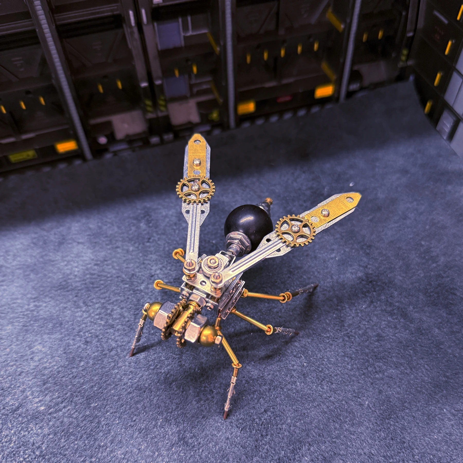 

Steampunk Model, 3D Insect Brass Puzzle , Great Gifts for Teens and Adults Personalized Ornament Gift Handmade DIY Spider Model