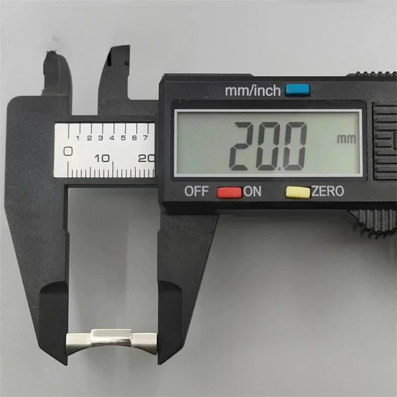 스테인레스 곡선 엔드 링크 엔드 링크, SUB 데이토나 다이빙 시계 밴드, 고무 가죽 스트랩, 원활한 연결, 20mm