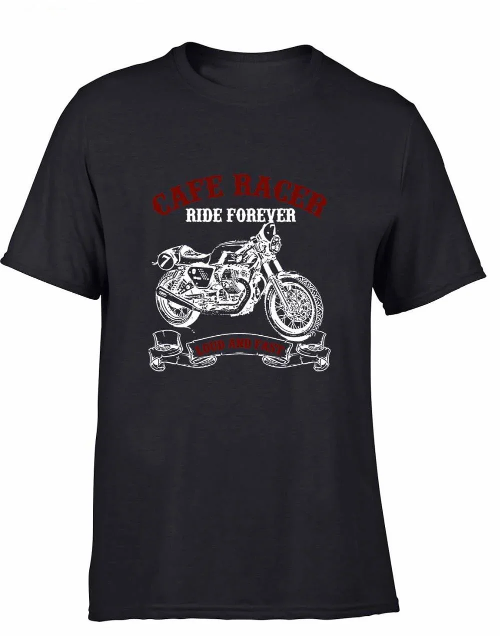 Vintage Italian Motorcycle Moto V7 Special Cafe Racer T-Shirt 100% Cotton O-Neck Short Sleeve Casual Mens T-shirt Size S-3XL