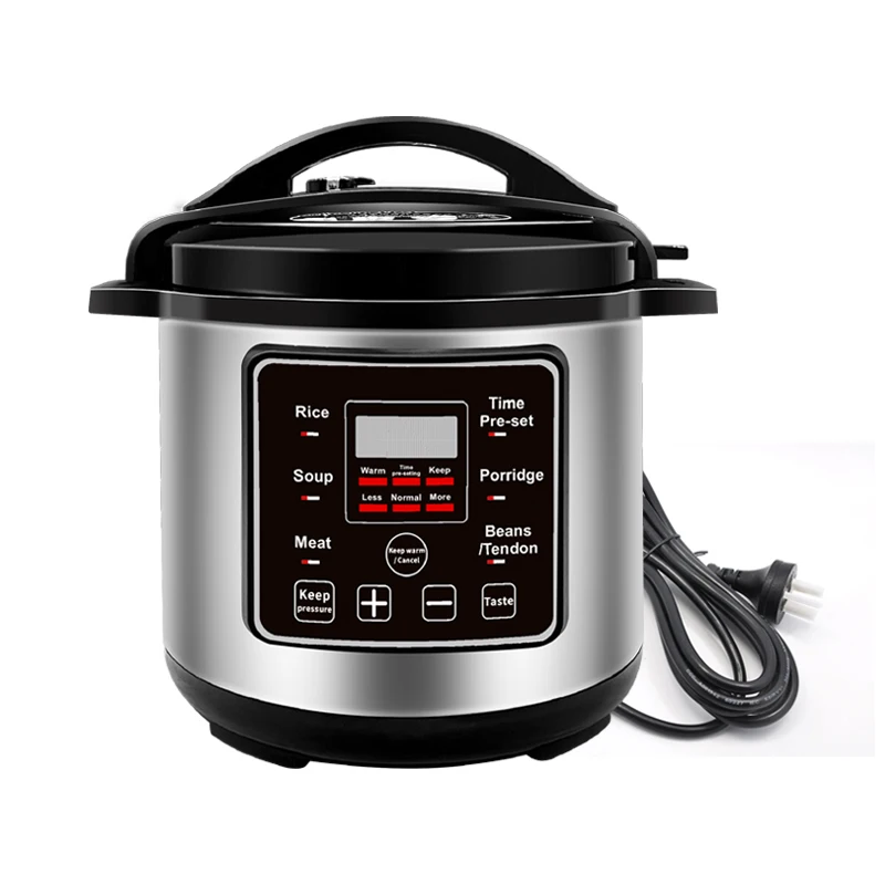 

High Quality Stainless Steel 12L Large Capacity Commercial Electric Pressure Cooker with Pressure Release Device for Car Use
