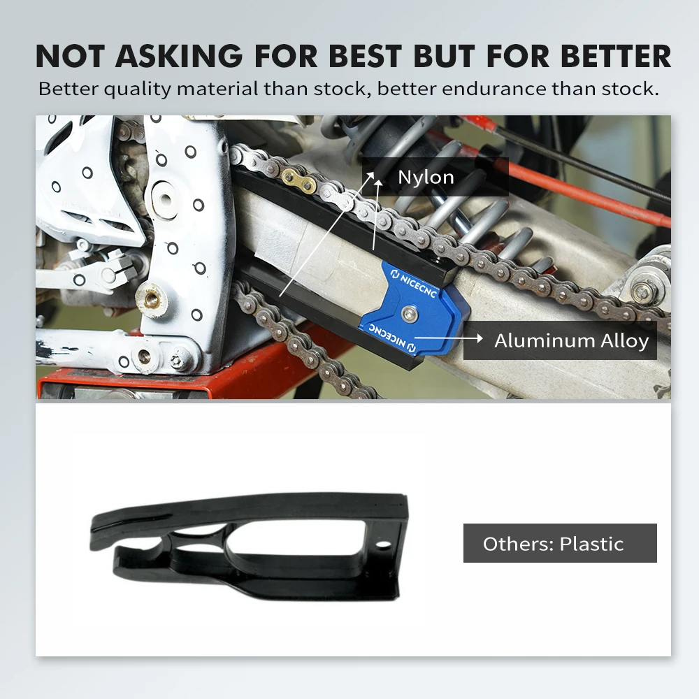 NICECNC ATV Chain Guide Guard Cover Protector For Yamaha Raptor 700 2006-2008 2013-2023 RAPTOR 700R 2009 2011-2012 Accessories