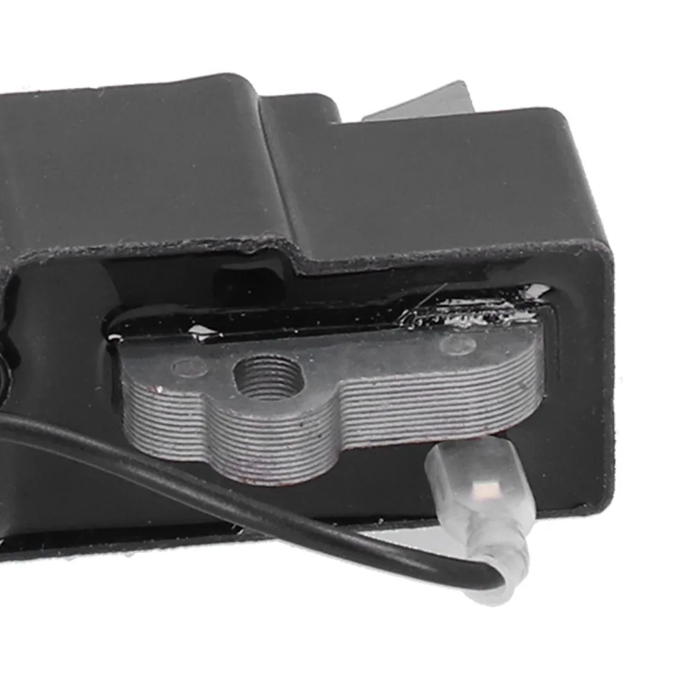 Black Chainsaw Ignition Coil Metal Compact Chainsaw Part Easy Installation With Wire Chainsaw Part Accessory for STIHL MS192T 4