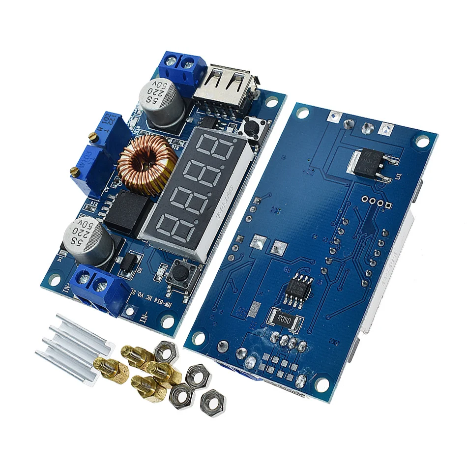 Зарядная-плата-xl4015-e1-понижающий-модуль-зарядного-устройства-для-литиевых-батарей-5-А-постоянного-тока-в-постоянный-ток-cc-cv