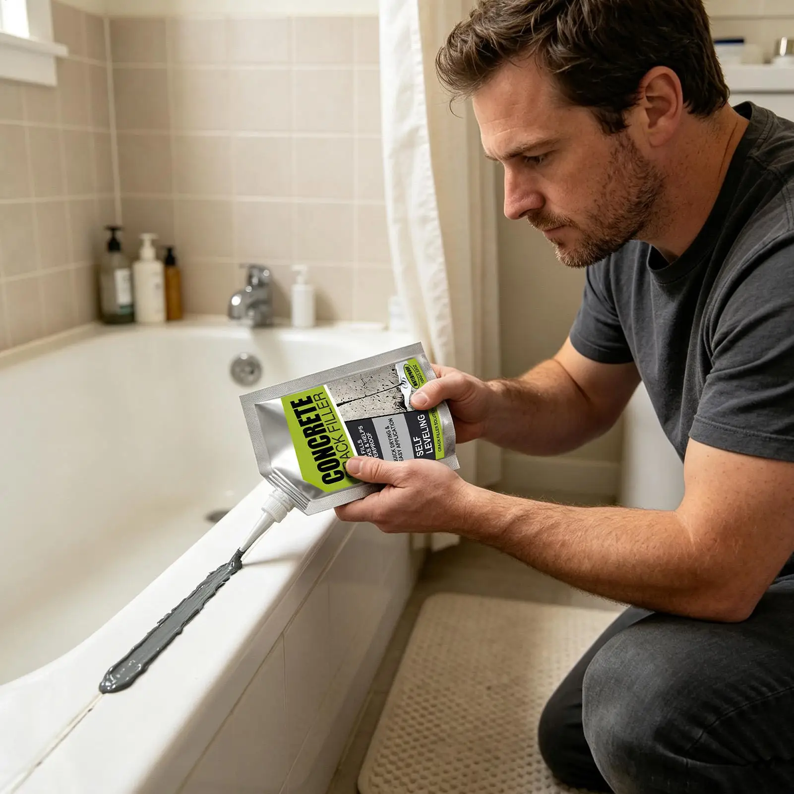 Quick-drying Crack Filling Agent Cement Crack Filler Crack Filler Waterproof Seam Filling Adhesive House Crack Filling Glue