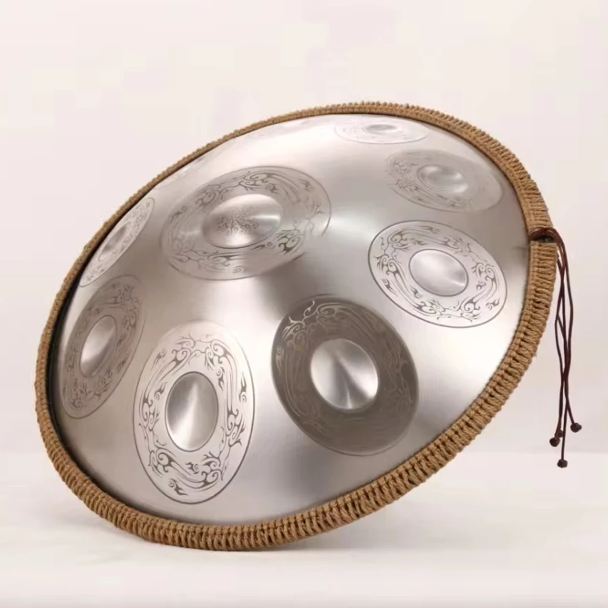 

Hooqu Wholesale 22 Inch 9 10 Note Hand Pan Drum Instrument New Design Handpan