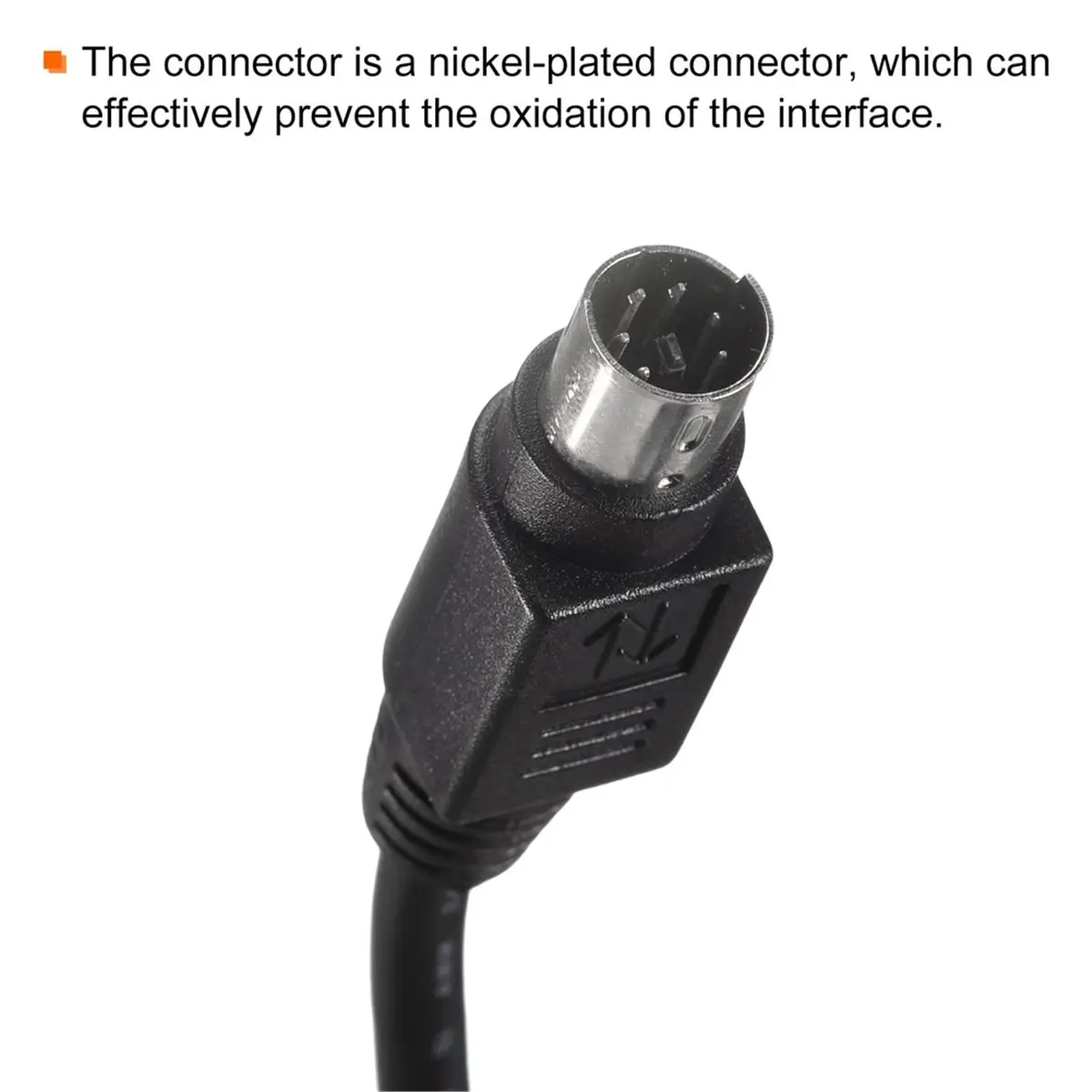 3Pcs PS/2 Mouse and Keyboard Extension Cable, 0.5m Din 6 Pin Cable