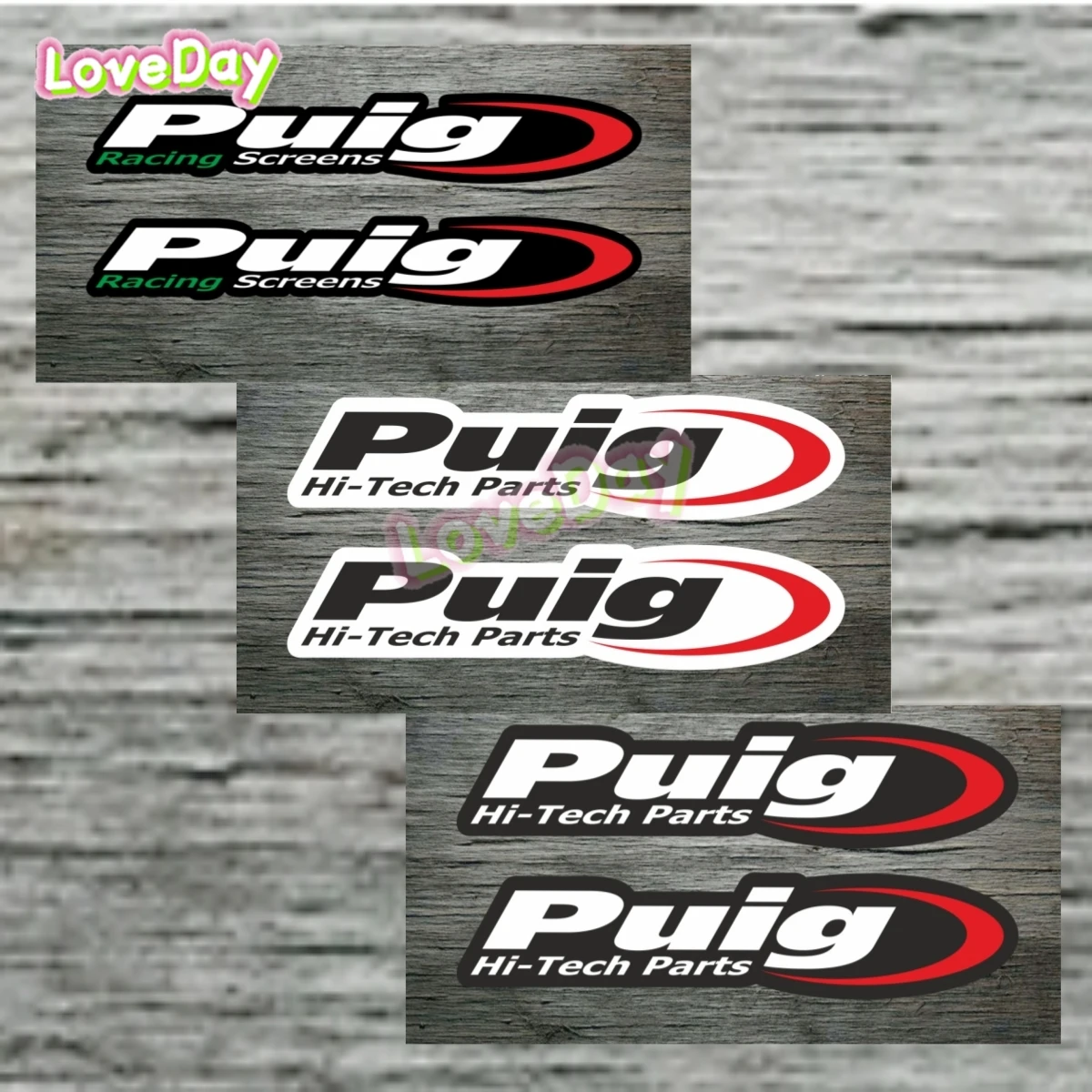 Puig Racing Hi-Tech Sticker NG BL Vinilo Decal Aufkleber Autocollant Vinyl Sports Car Motorcycle Decorative Accessories Sticker