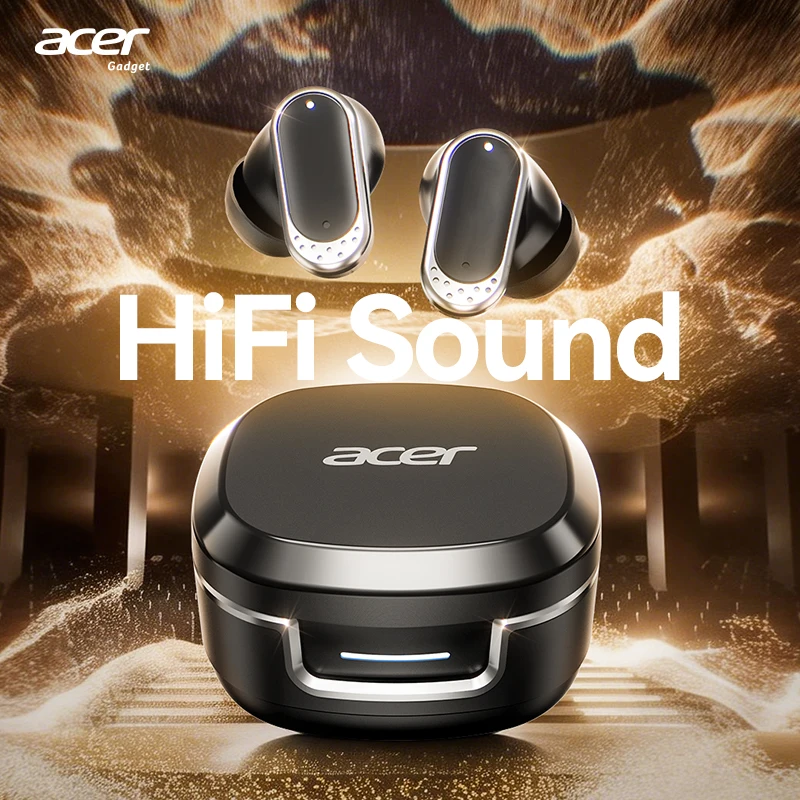 Fones de ouvido sem fio Acer ohr751 – Audição de longa duração, som surround ultra-nítido