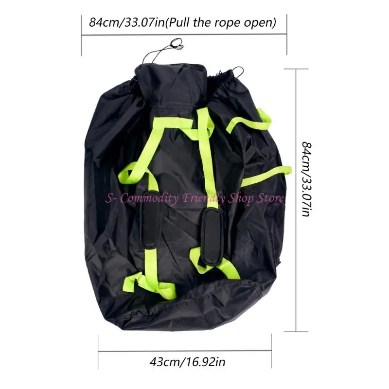 85AE Storage Backpack for Most Strollers Pram Pushchair Large Capacity Strollers Bag Adjustable Shoulder Strap Backpack Bags