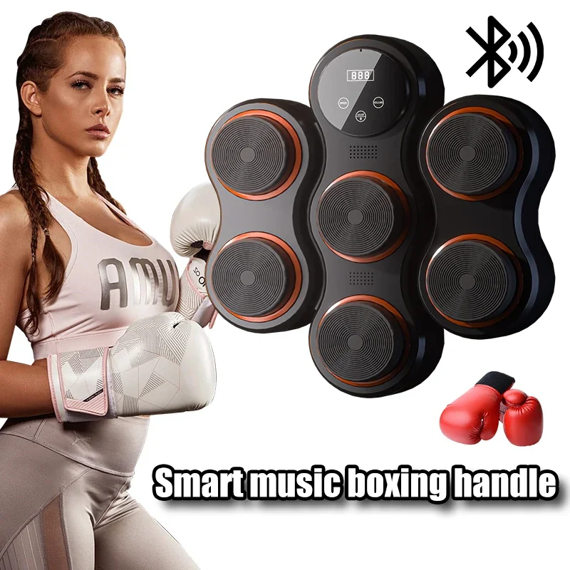 New Smart Music Boxing Machine Adult/Children Sports Fitness Boxing Trainer Home Exercise Response Training Boxing Wall Target