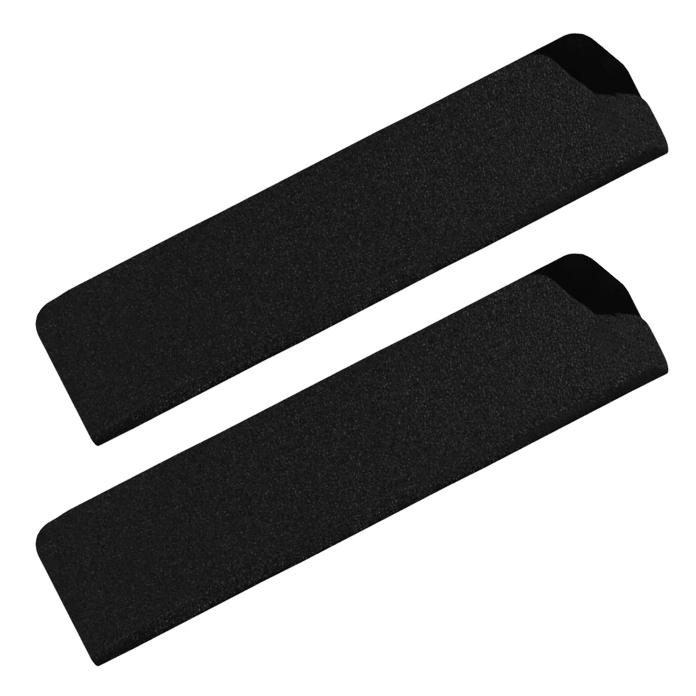 

2 Pcs Black Travel Boning Knives Sleeves Flocking Sheathes Protector Compact Stylish Kitchen Bar Tools Long Term Use Safe