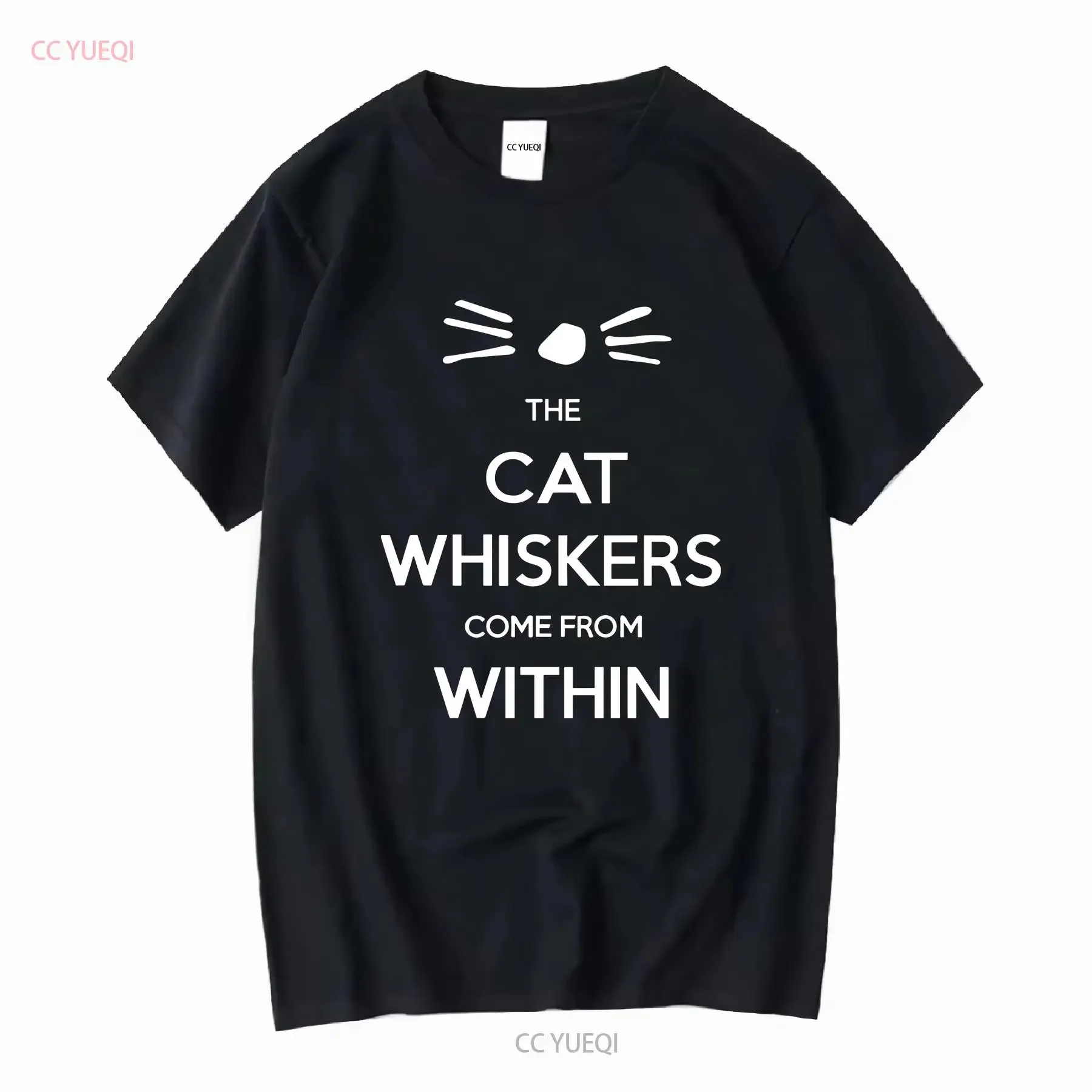 Dan and Phil the cat whiskers come from within ladies fitted t shirt danisonfire vintage Washed Casual Comfortable