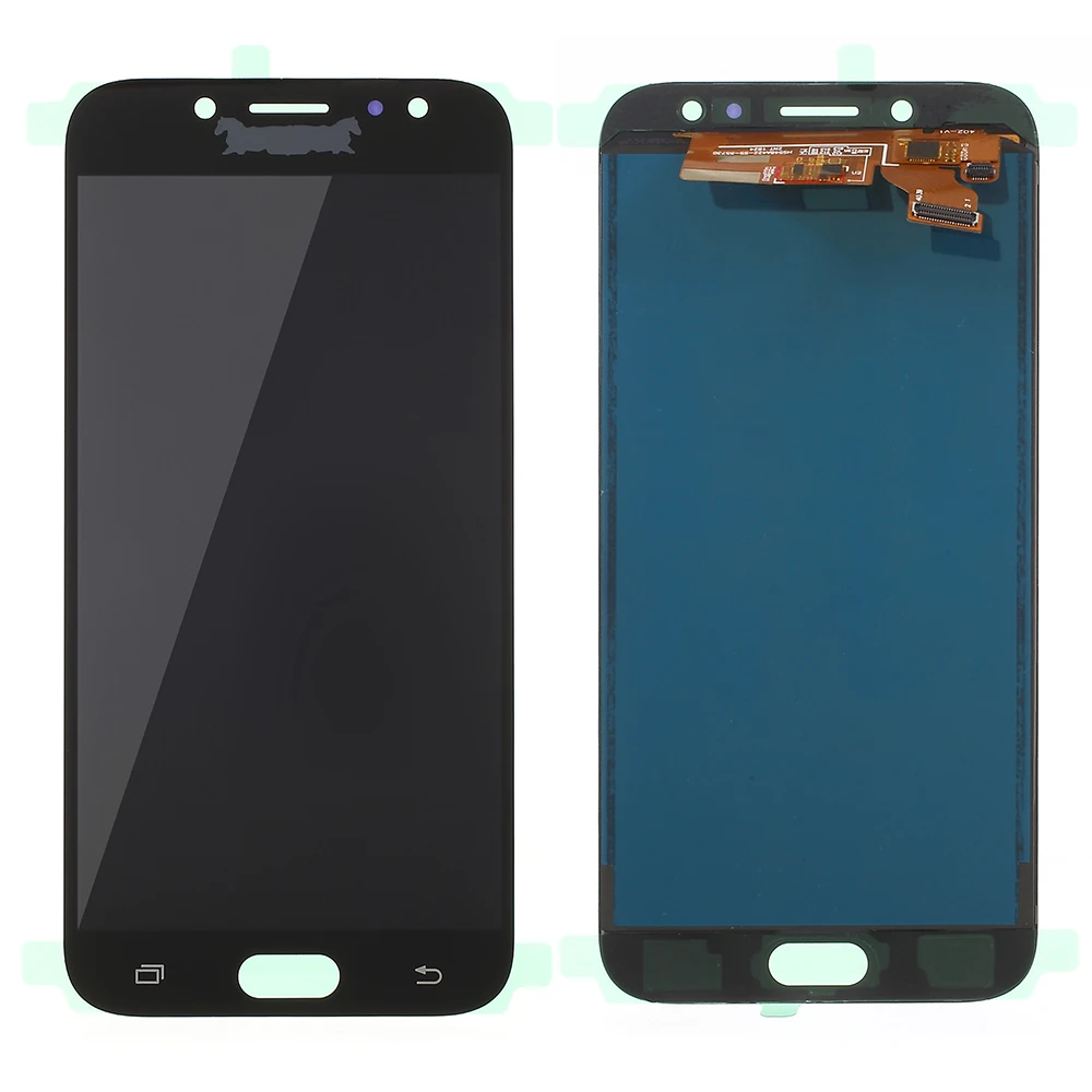 

LCD Screen and Digitizer Assembly Part for Samsung Galaxy J7 2017 J730 with Screen Brightness IC and Adhesive Sticker