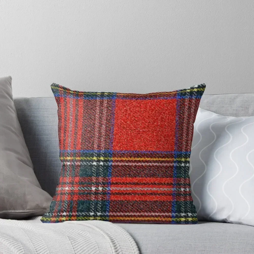 Stewart tartan Throw Throw Pillow Decorative Cushions Embroidered Cushion Cover Sofa Cushion pillow