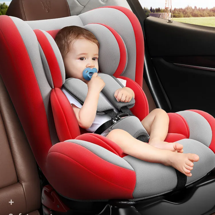 Child safety seat car reclining cushion front and back installation