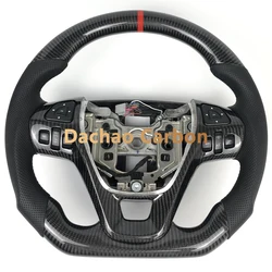 Real Glossy Carbon Fiber Steering Wheel For FORD EXPLORER 2011 2012 2013 2014 2015 2016 2017 2018 High Quality Custom Style