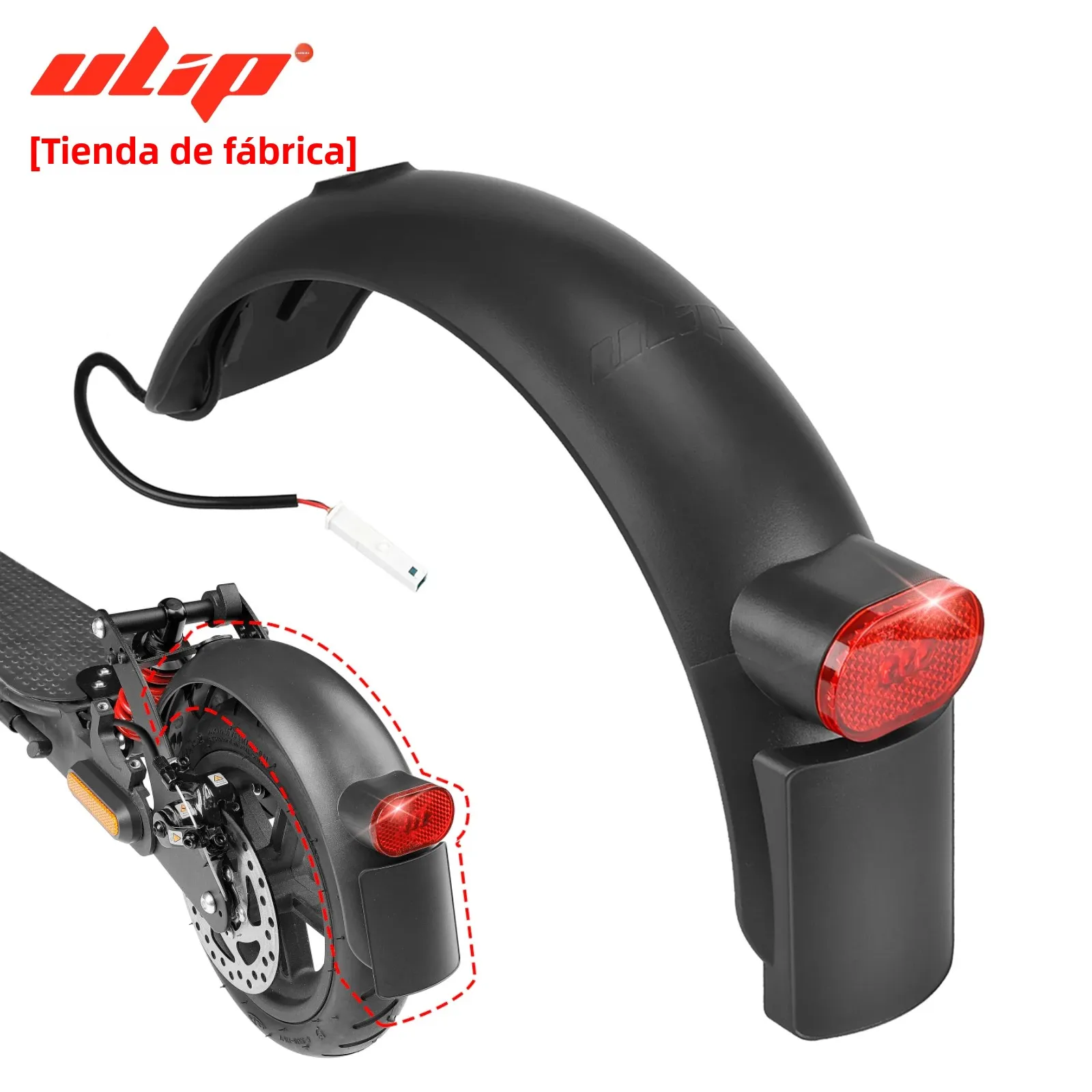 Guardabarros de suspensión trasera ULIP para Xiaomi Ninebot Series, guardabarros de suspensión trasera, accesorios de repuesto