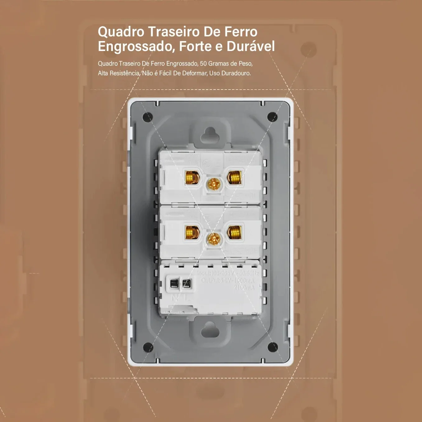 Melery White 16A 120*72 US Brazil Italy Light Switch,PC Panel 1/2/3gang 1/2way Switch on Off,Wall Electrical Outlet for Home