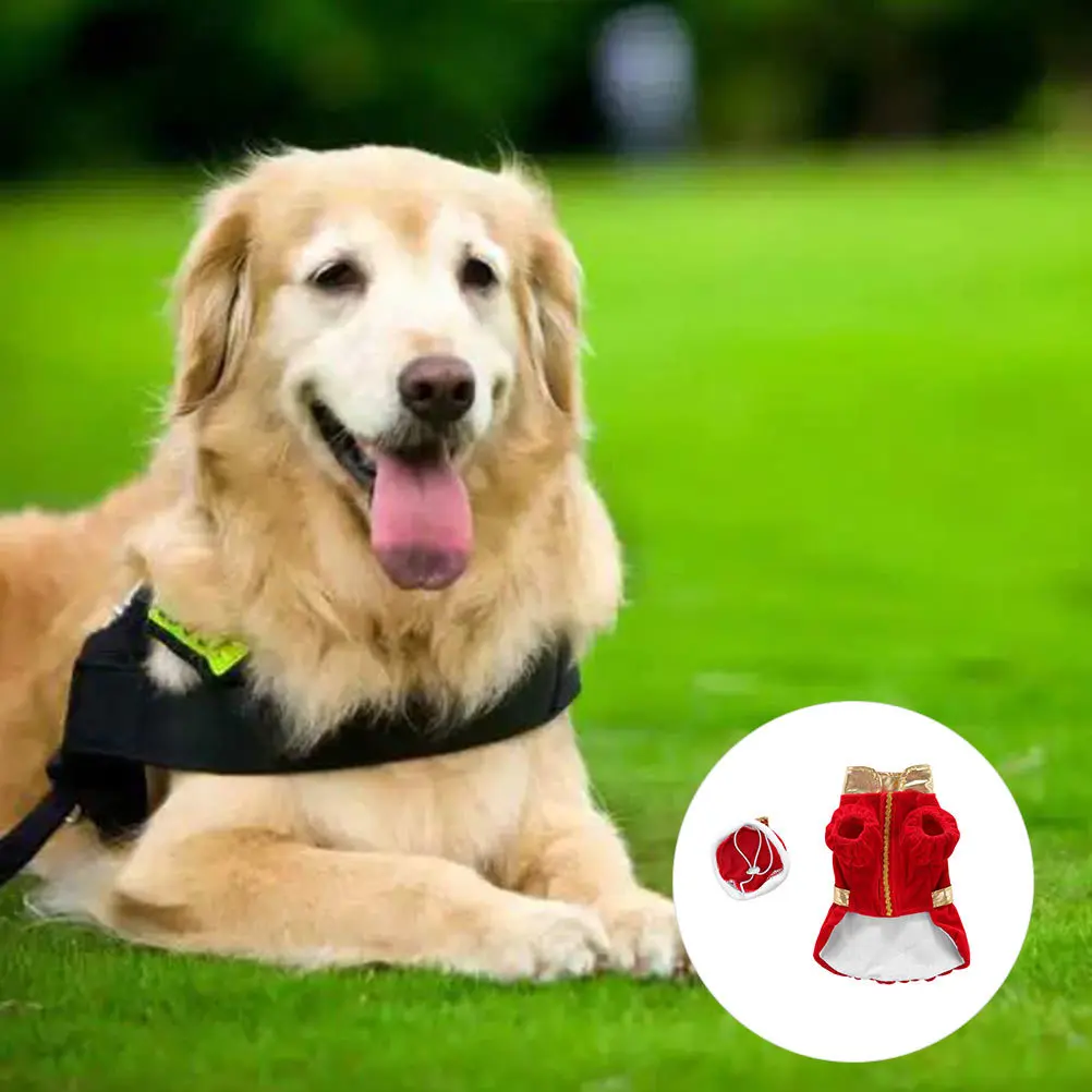 

Pet Supplies Small Dog Halloween Outfit Clothes Puppy Costumes Clothing Pets for Dogs Funny Red