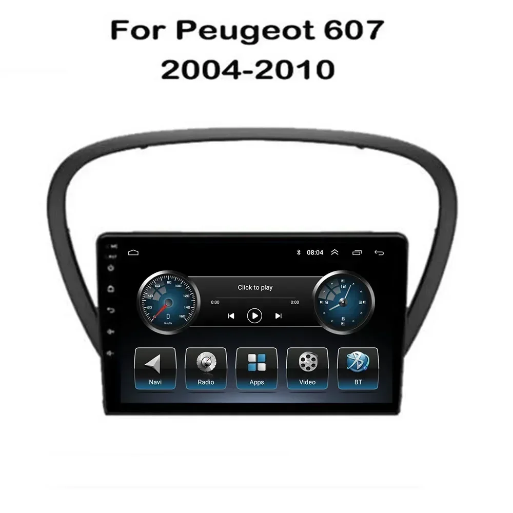 

For Peugeot 607 2004-2010 Android 13 Auto Car Radio Stereo Autoradio 2din Multimedia Video Player Navigation GPS