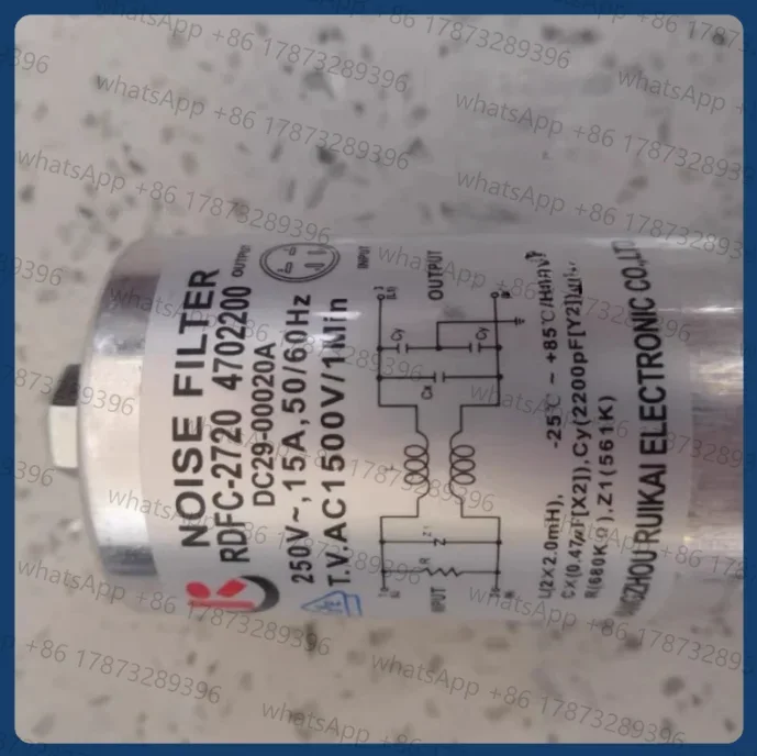 1Pcs for Samsung drum washing machine capacitor filter DC29-00020A RDFC-2720 WF1802XEU