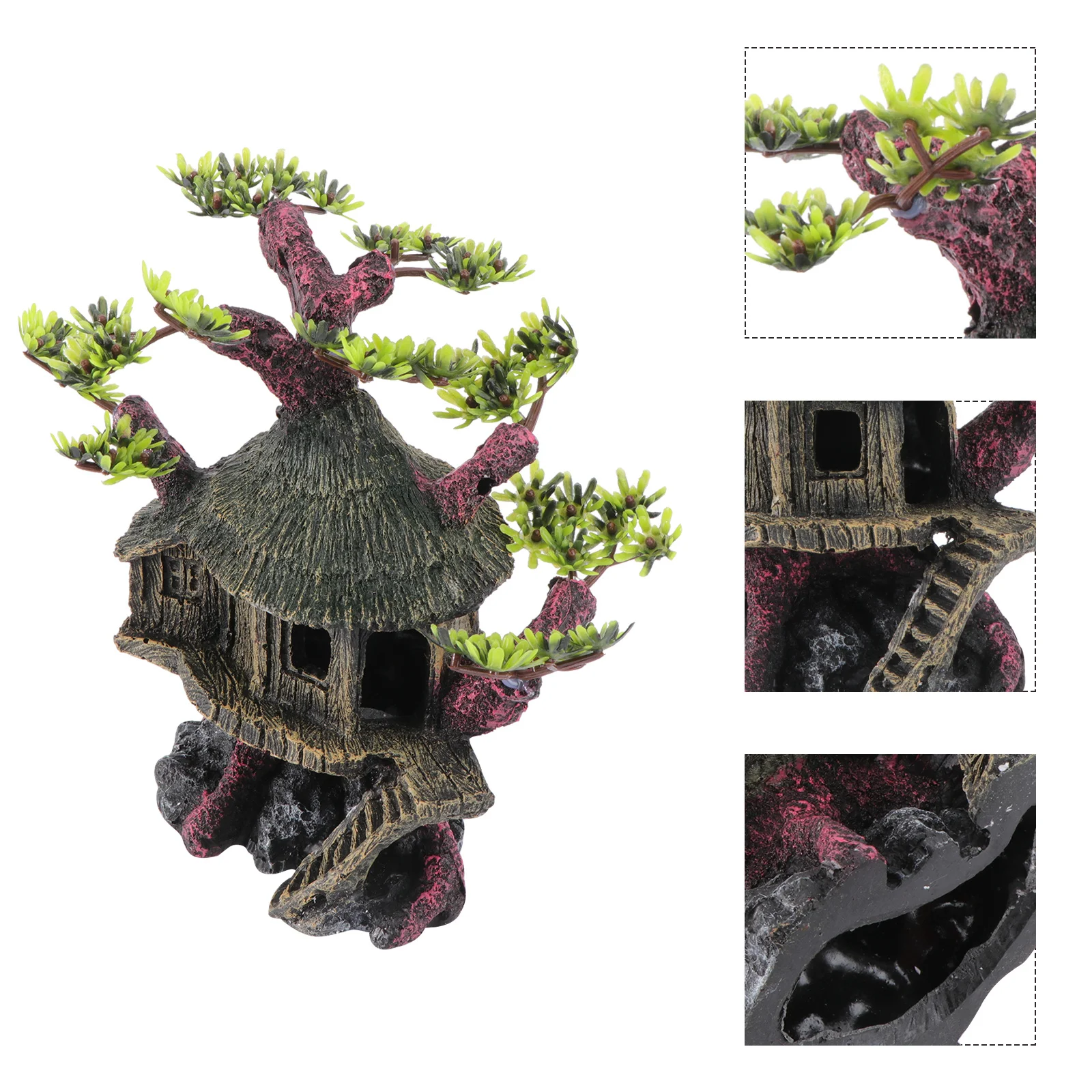 

1Pcs Fish Tank Decoration Resin Aquarium Ornament Shape Landscape for Freshwater Saltwater Tanks Creative Aquarium