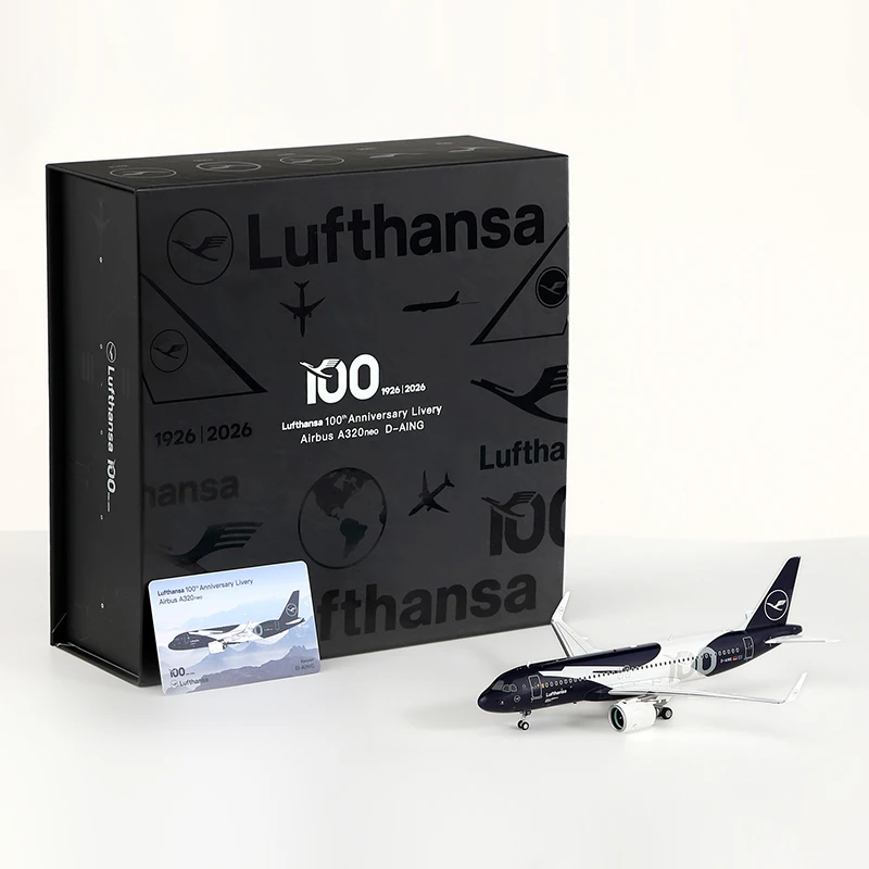 

L2345 Alloy Collectible Plane Gift SQ Wings 1:200 Lufthansa "StarAlliance" Airbus A320neo Diecast Aircraft Jet Model D-AING