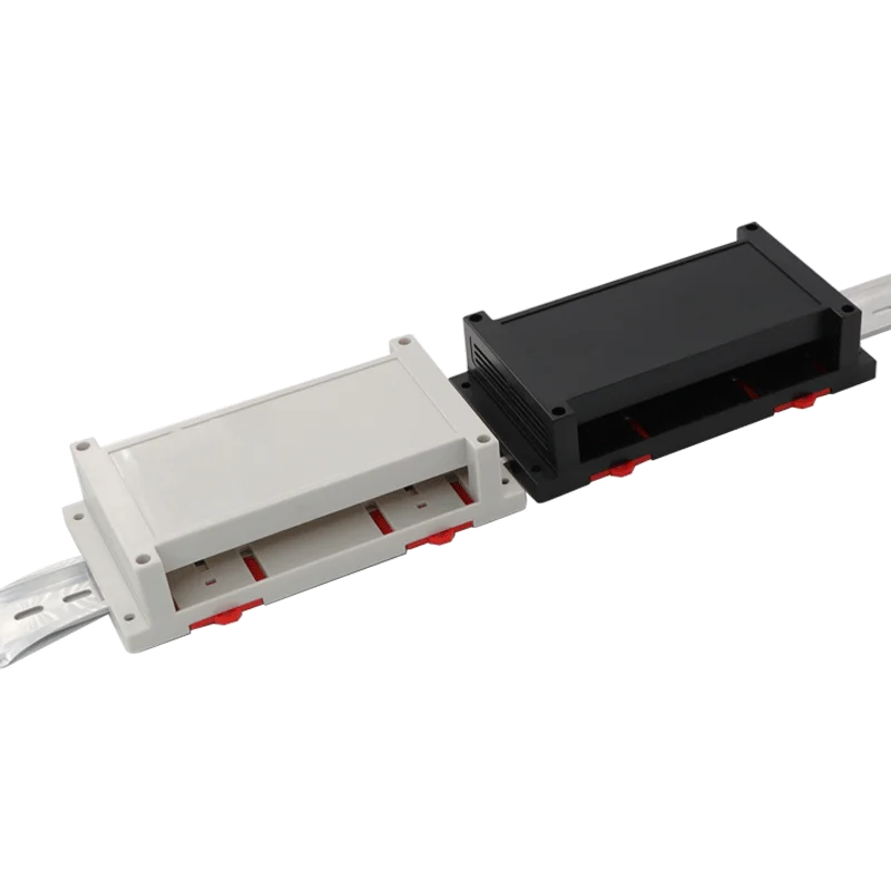 SZOMK New PLC Industrial Control Box Panel Enclosure Case Din Rail Electronic PCB Project Box Enclosure