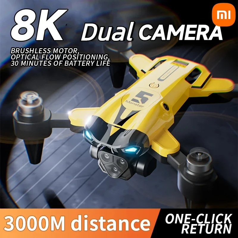 Xiaomi MIJIA M5 Drone 8K Professional Dual Camera Brushless Motor Optical Flow Positioning Foldable Quadcopter RC Dron Toys Gift