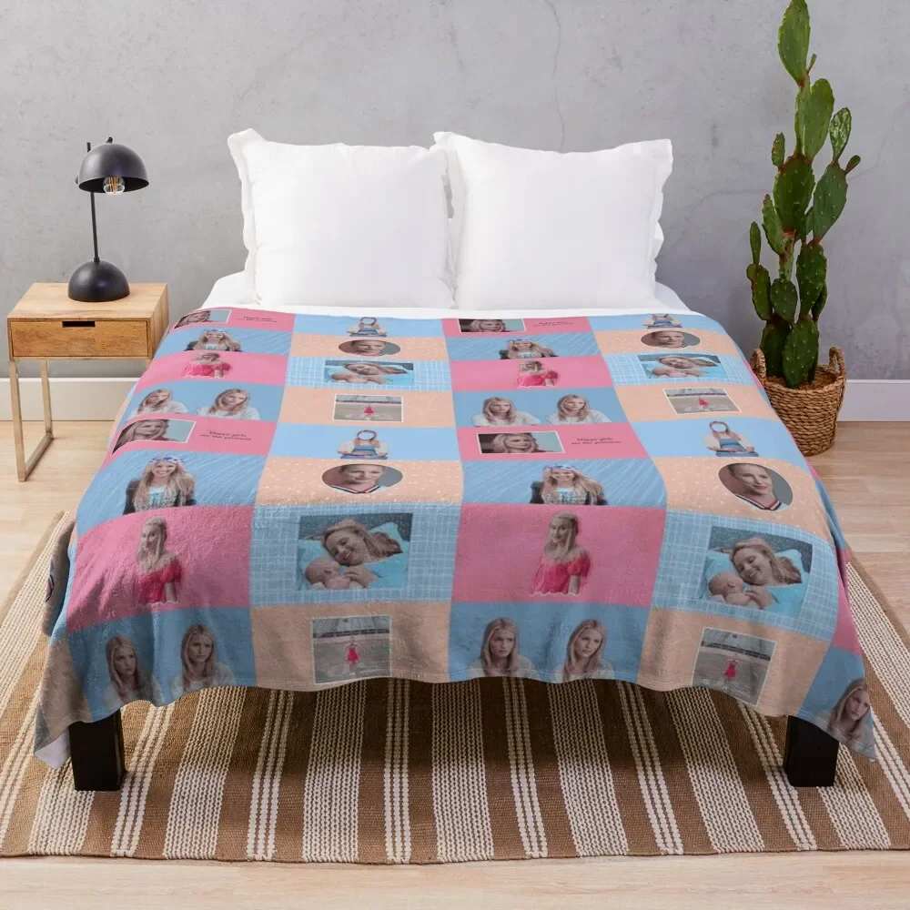 

Quinn Fabray Graphic Edit Throw Blanket Soft Plush Plaid Thin Blankets