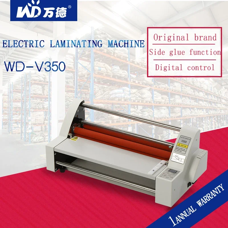 V350 Paper Film Desktop Laminating Machine Tape A3 A4 Electric Laminator Lamination Machine