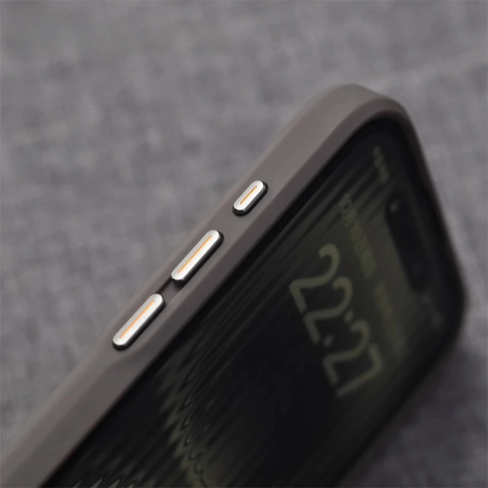 Luxury For Magsafe Shockproof Frame Armor Case For iPhone 13 15 12 14 16 17 Pro Max Metal Bracket Carbon Fiber Pattern Cover