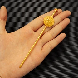 Ethiopian/Africa/Dubai 24K Gold Plated Bridal Jewelry Hairpin Gifts Wedding Jewellery For Women